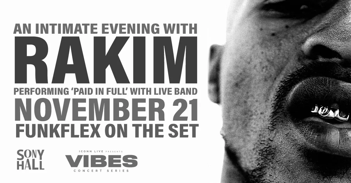Rakim link preview, 1200 by 628