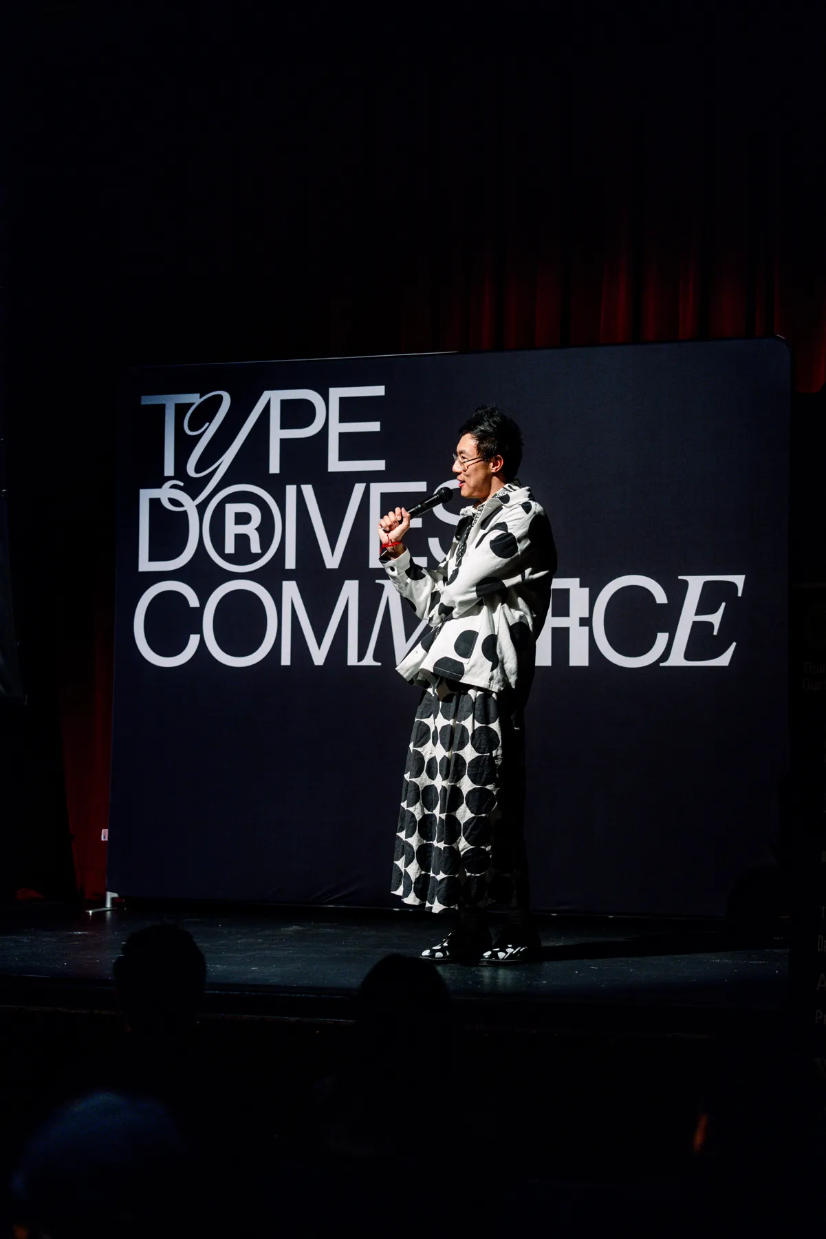 Host, on stage