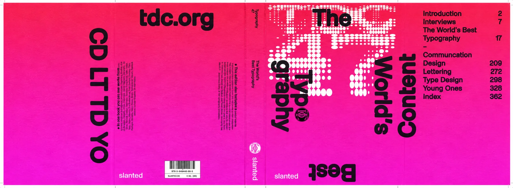 Typography 47 jacket, pink, flat
